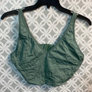Green Sports Bra